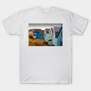 Hengistbury Head Beach Huts Bournemouth Dorset T-Shirt